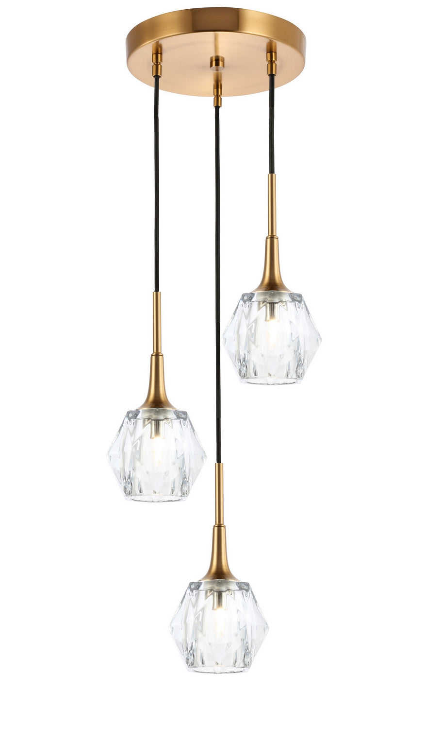 Woodbridge Regent Park 21124CBR-C30410 Pendant Light - Brass