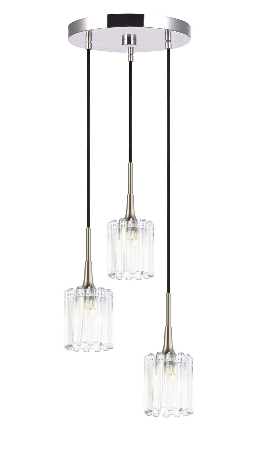 Woodbridge Regent Park 21124STN-C10490 Pendant Light - Nickel