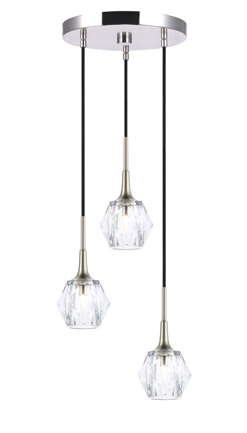 Woodbridge Regent Park 21124STN-C30410 Pendant Light - Nickel