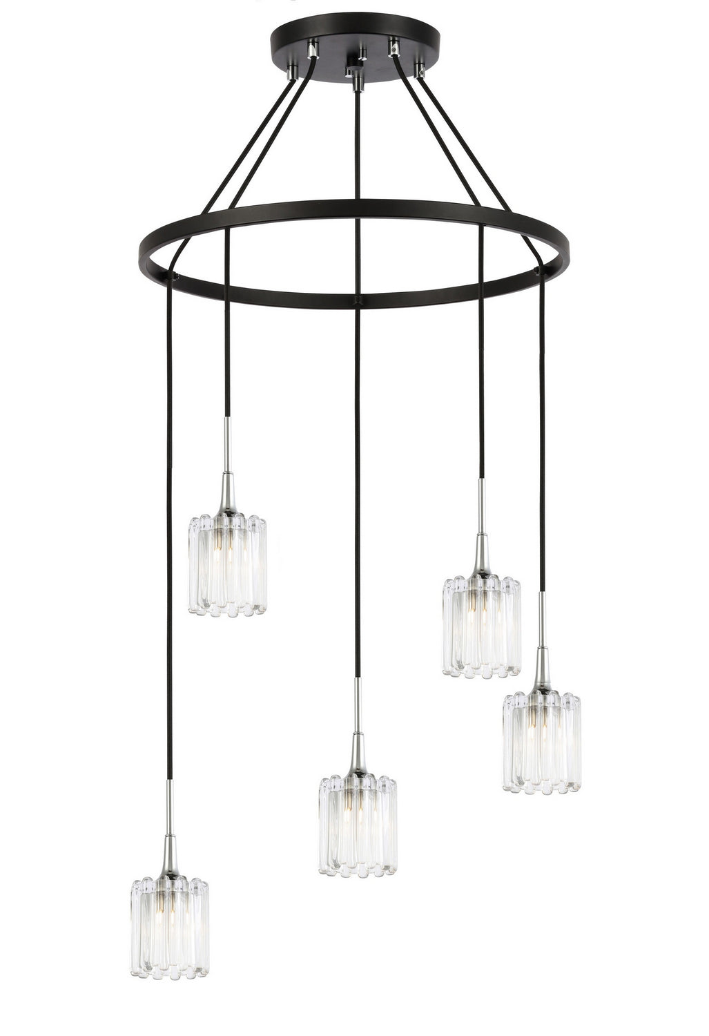 Woodbridge Regent Park 21128CHZ-C10490 Chandelier Light - Chrome/ Bronze