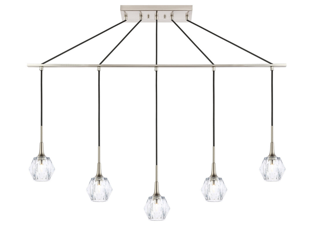 Woodbridge Regent Park 21129STN-C30410 Pendant Light - Nickel/ Nickel