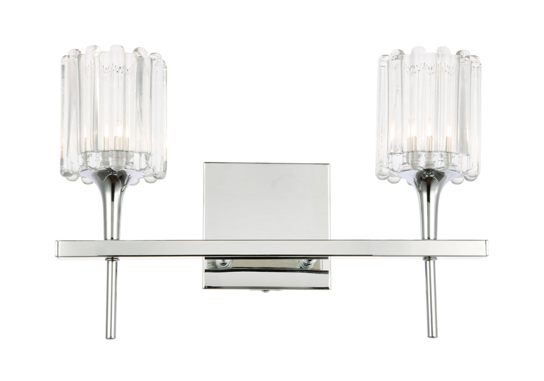 Woodbridge Regent Park 21152CHR-C10490 Bath Vanity Light 15 in. wide - Chrome