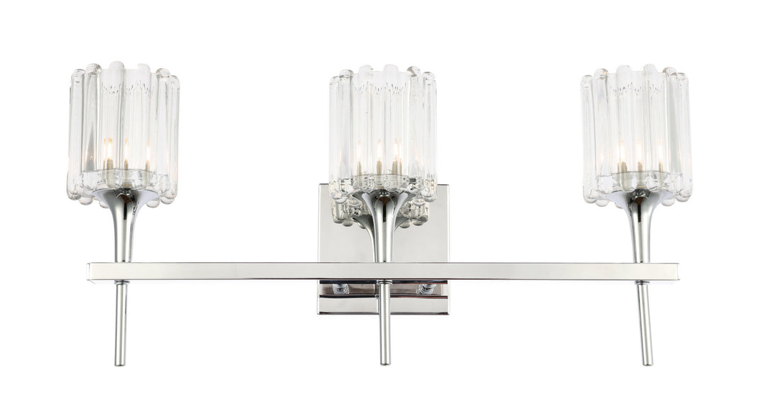 Woodbridge Regent Park 21153CHR-C10490 Bath Vanity Light 21 in. wide - Chrome