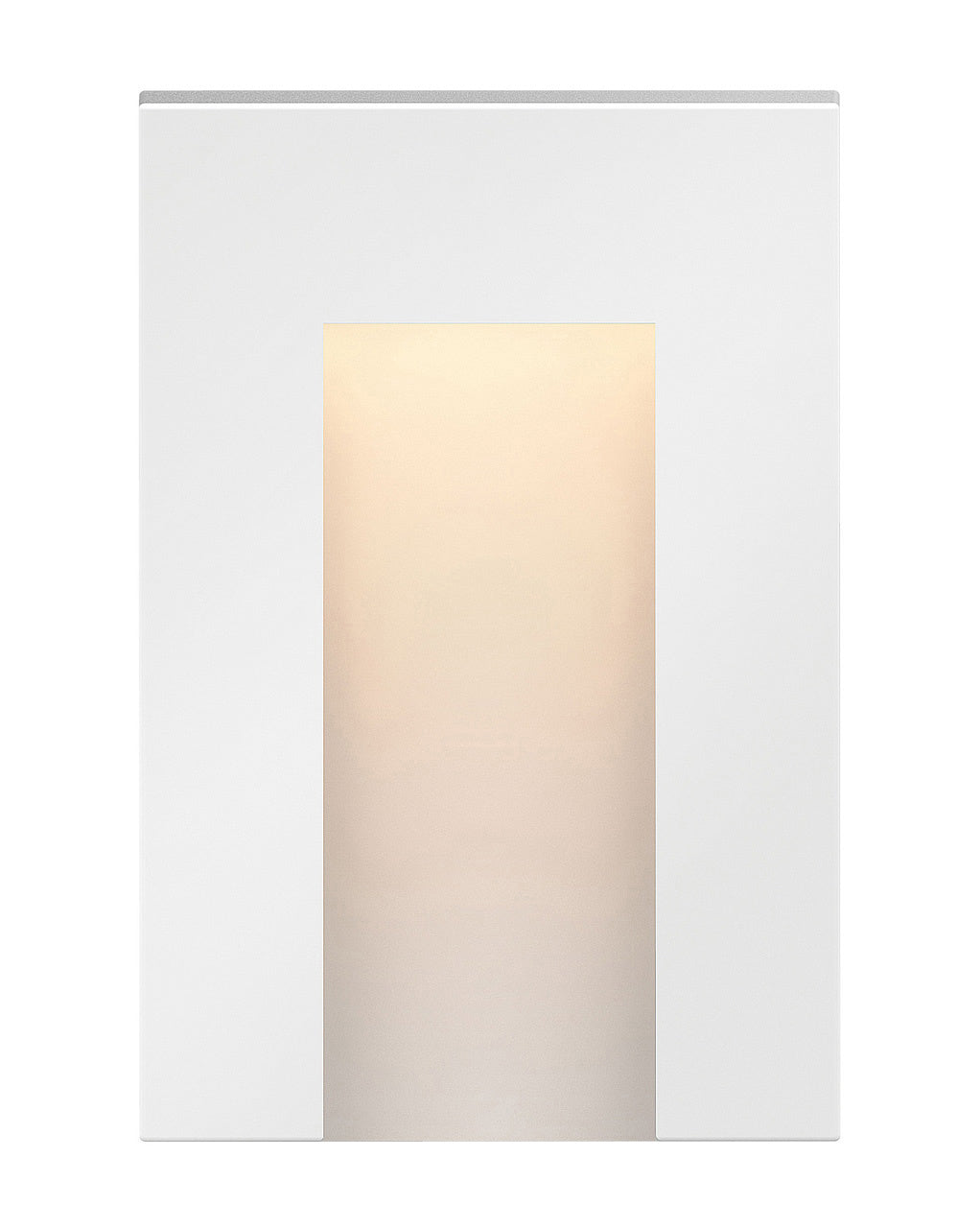 Hinkley Lighting 1556SW Modern Taper Deck Sconce Landscape Light Satin White
