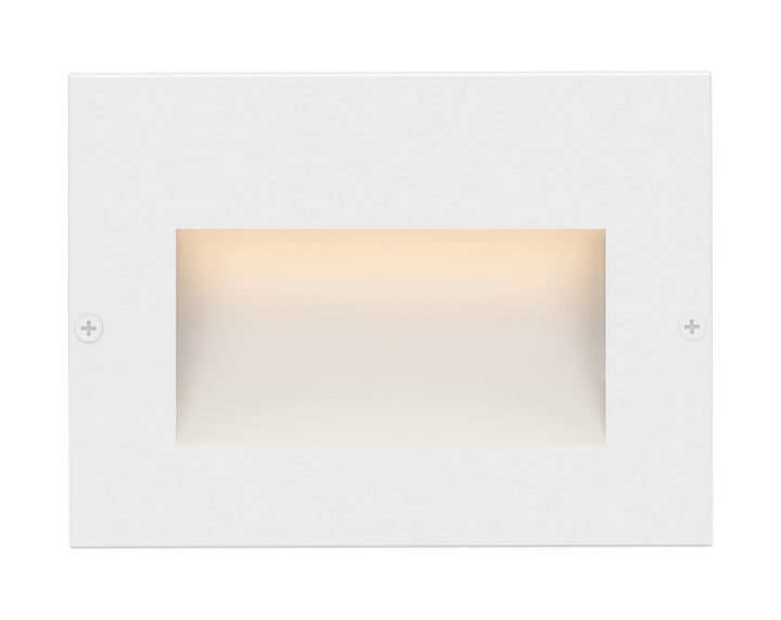 Hinkley Lighting 1563SW Modern Taper Step 12V Landscape Light Satin White