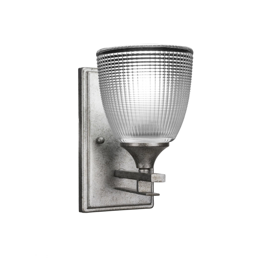 Toltec Uptowne 131-as-500 Wall Sconce Light - Aged Silver
