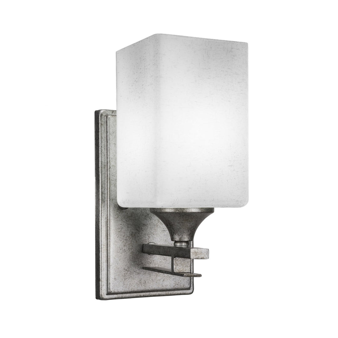 Toltec Uptowne 131-as-531 Wall Sconce Light - Aged Silver