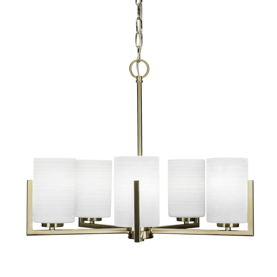 Toltec Atlas 4505-nab-4061 Chandelier Light - New Age Brass