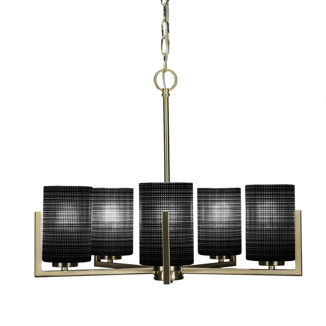 Toltec Atlas 4505-nab-4069 Chandelier Light - New Age Brass