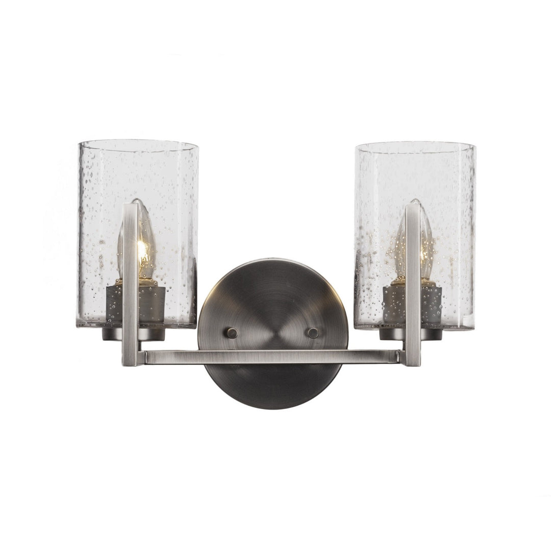 Toltec Atlas 4512-gp-300 Bath Vanity Light 13 in. wide - Graphite