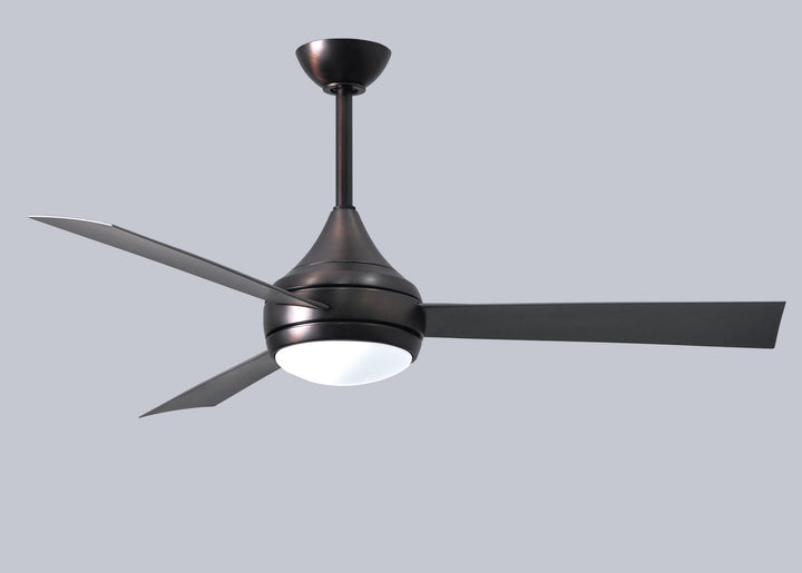 Matthews Fan Company Donaire DA-BB-BS Ceiling Fan 52 - Brushed Bronze, Silver/