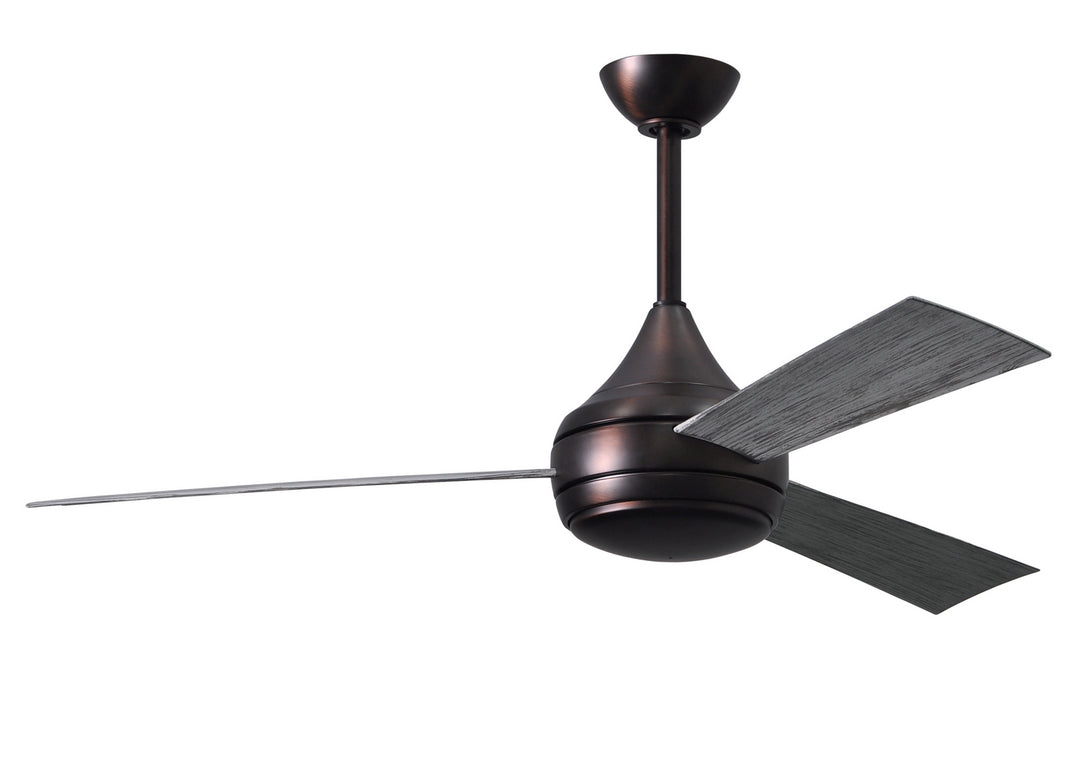 Matthews Fan Company Donaire DA-BB-BW Ceiling Fan 52 - Brushed Bronze, Barnwood/