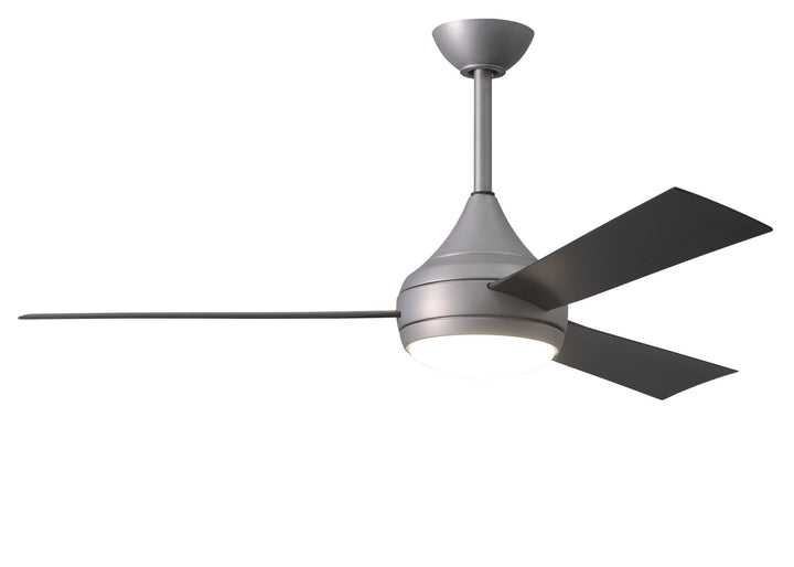 Matthews Fan Company Donaire DA-BS-BB Ceiling Fan 52 - Brushed Stainless, Brushed Bronze/