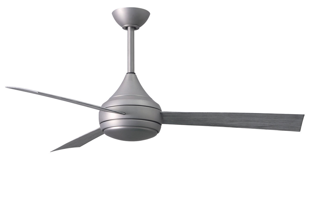 Matthews Fan Company Donaire DA-BS-BW Ceiling Fan 52 - Brushed Stainless, Barnwood/