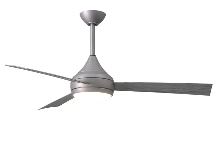 Matthews Fan Company Donaire DA-BS-BW Ceiling Fan 52 - Brushed Stainless, Barnwood/