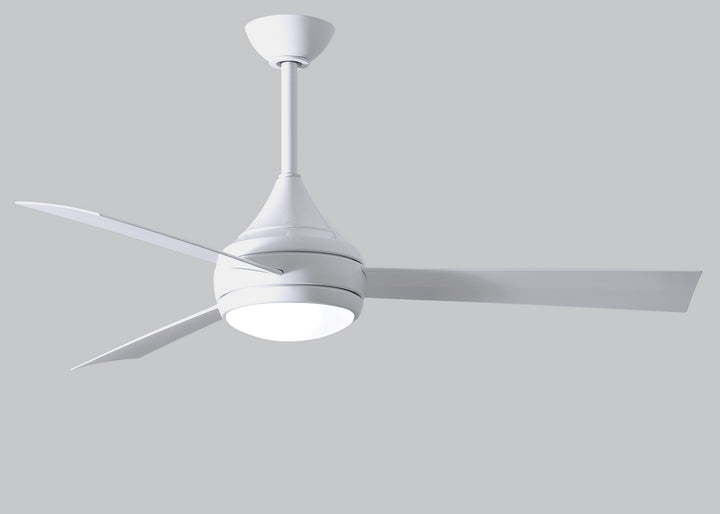 Matthews Fan Company Donaire DA-WH-WH Ceiling Fan 52 - Gloss White, Gloss White/