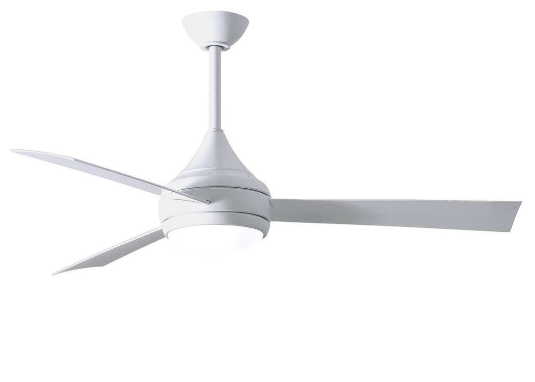 Matthews Fan Company Donaire DA-WH-WH Ceiling Fan 52 - Gloss White, Gloss White/