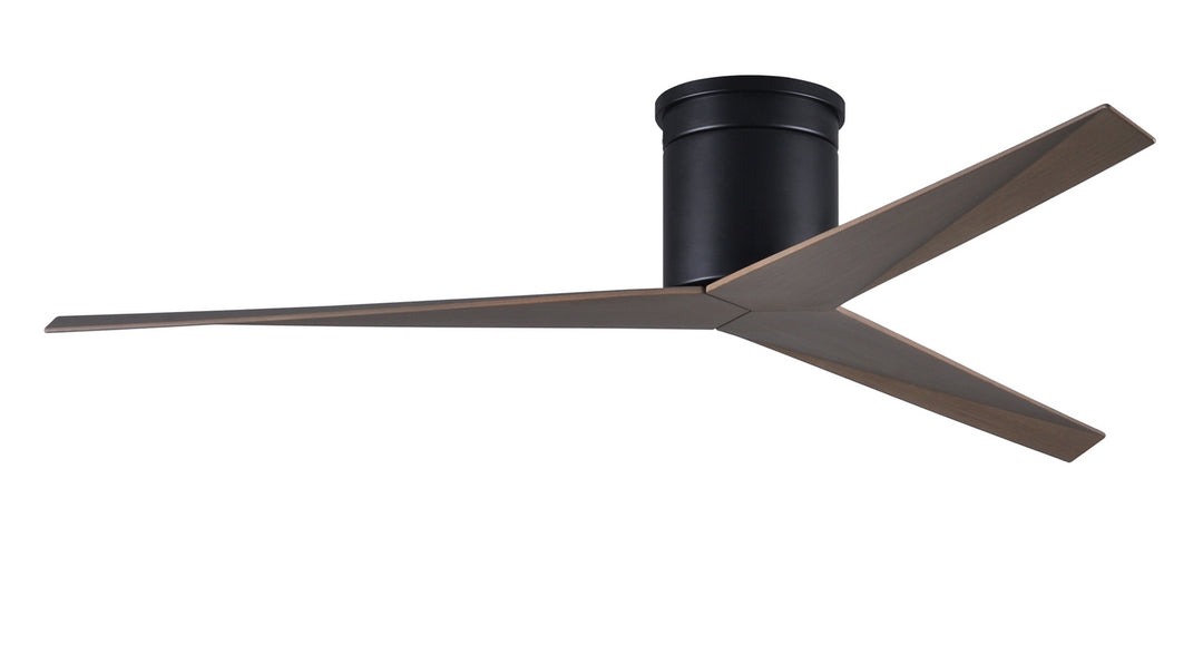 Matthews Fan Company Eliza EKH-BK-GA Ceiling Fan 56 - Matte Black, Gray Ash/