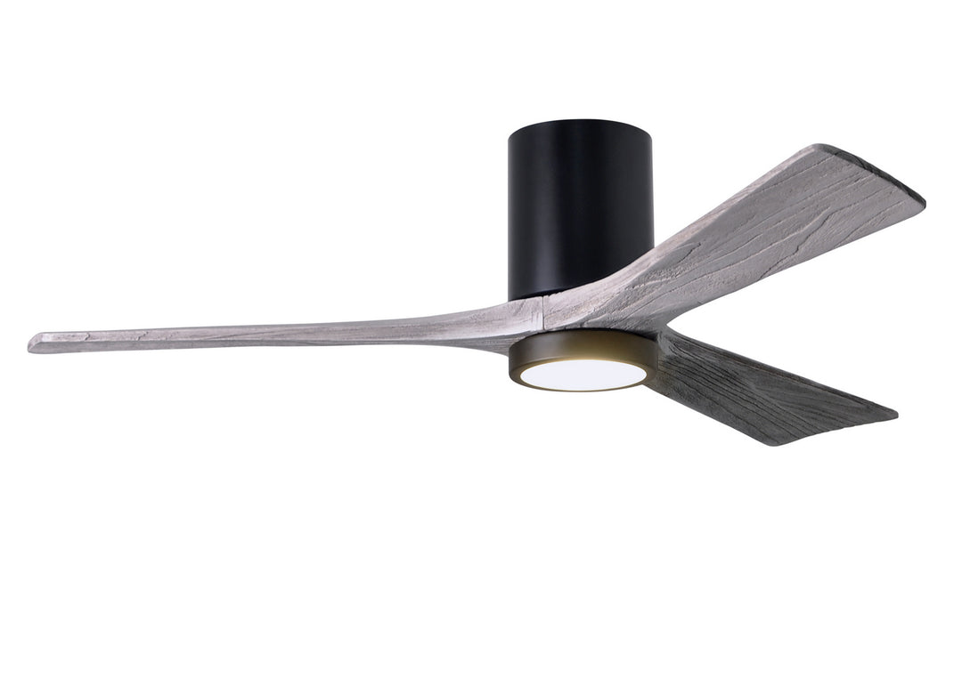 Matthews Fan Company Irene IR3HLK-BK-BW-52 Ceiling Fan 52 - Matte Black, Barnwood Tone/