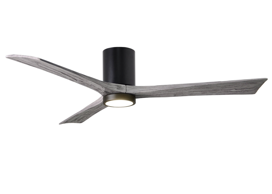 Matthews Fan Company Irene IR3HLK-BK-BW-60 Ceiling Fan 60 - Matte Black, Barnwood Tone/