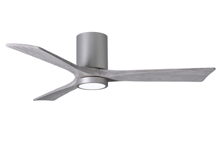 Matthews Fan Company Irene IR3HLK-BN-BW-52 Ceiling Fan 52 - Brushed Nickel, Barnwood Tone/