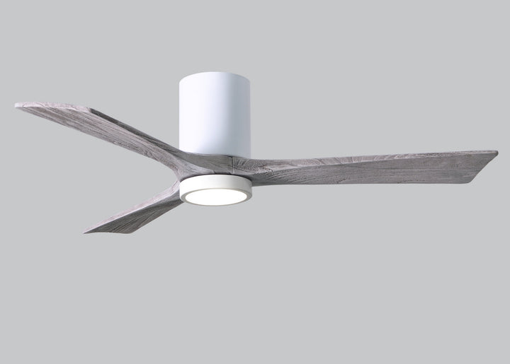 Matthews Fan Company Irene IR3HLK-WH-BW-52 Ceiling Fan 52 - Gloss White, Barnwood Tone/