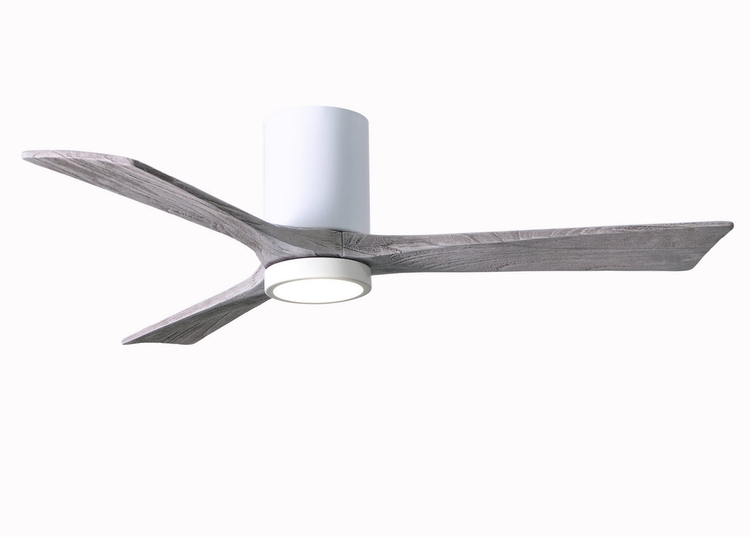 Matthews Fan Company Irene IR3HLK-WH-BW-52 Ceiling Fan 52 - Gloss White, Barnwood Tone/