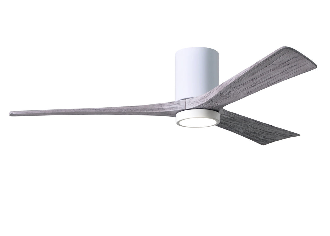 Matthews Fan Company Irene IR3HLK-WH-BW-60 Ceiling Fan 60 - Gloss White, Barnwood Tone/