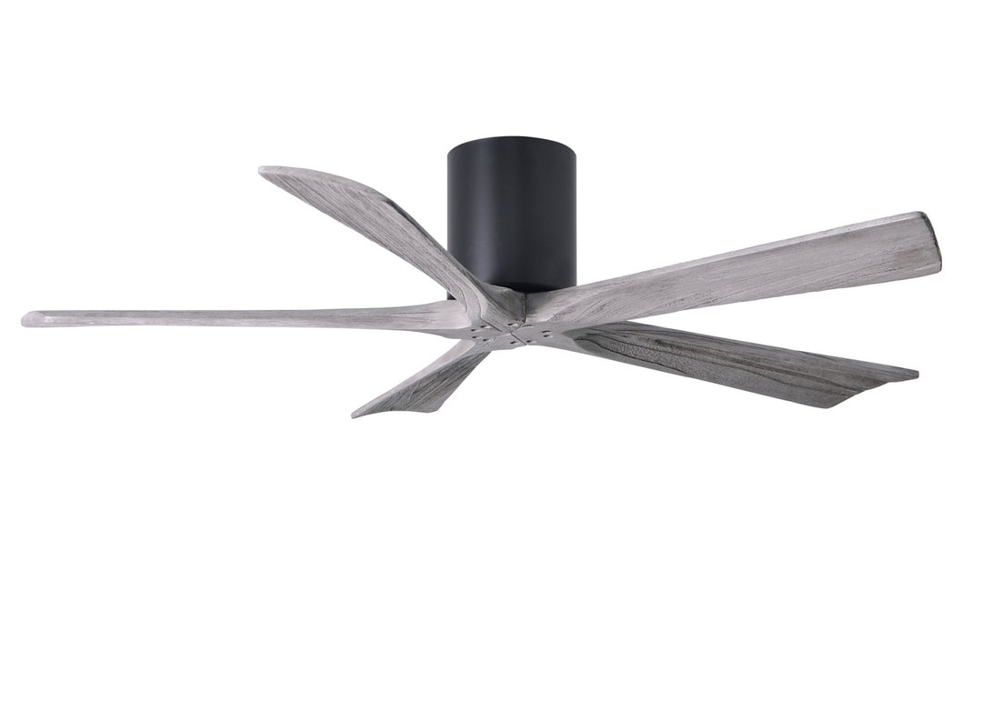 Matthews Fan Company Irene IR5H-BK-BW-52 Ceiling Fan 52 - Matte Black, Barnwood Tone/