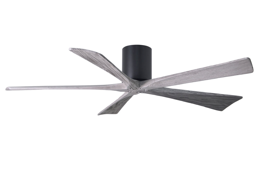 Matthews Fan Company Irene IR5H-BK-BW-60 Ceiling Fan 60 - Matte Black, Barnwood Tone/