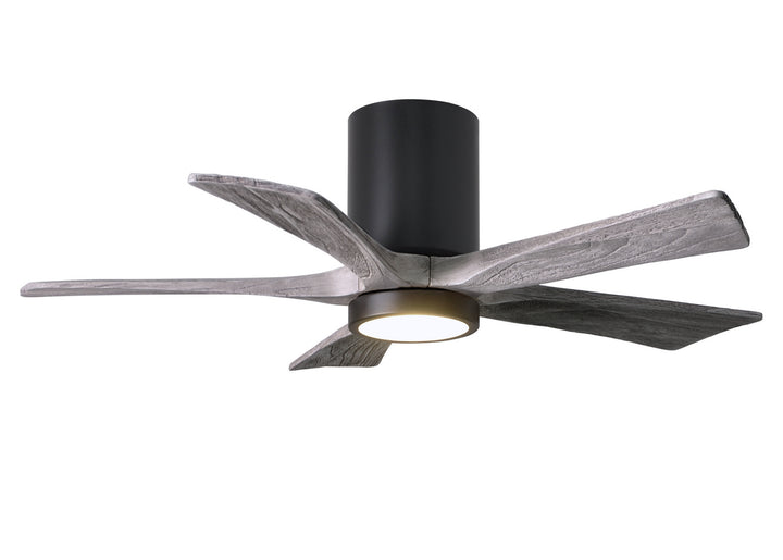 Matthews Fan Company Irene IR5HLK-BK-BW-42 Ceiling Fan 42 - Matte Black, Barnwood Tone/