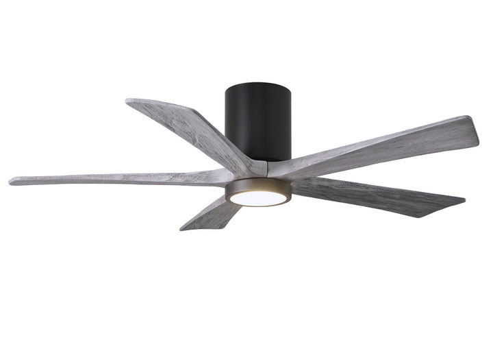 Matthews Fan Company Irene IR5HLK-BK-BW-52 Ceiling Fan 52 - Matte Black, Barnwood Tone/