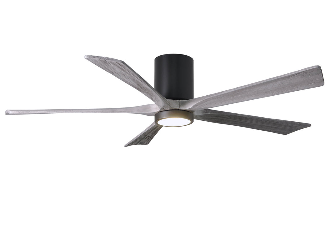 Matthews Fan Company Irene IR5HLK-BK-BW-60 Ceiling Fan 60 - Matte Black, Barnwood Tone/