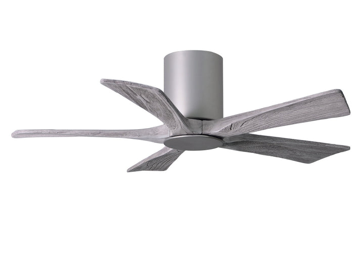 Matthews Fan Company Irene IR5HLK-BN-BW-42 Ceiling Fan 42 - Brushed Nickel, Barnwood Tone/