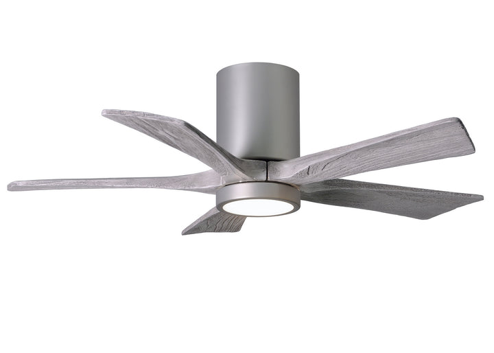 Matthews Fan Company Irene IR5HLK-BN-BW-42 Ceiling Fan 42 - Brushed Nickel, Barnwood Tone/