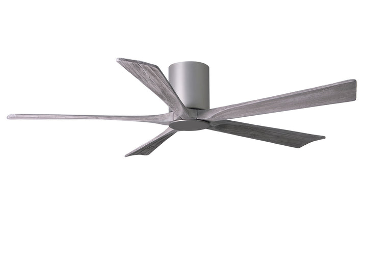 Matthews Fan Company Irene IR5HLK-BN-BW-60 Ceiling Fan 60 - Brushed Nickel, Barnwood Tone/