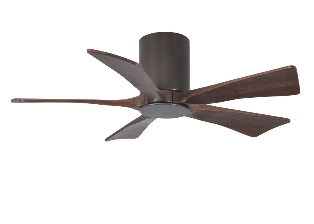 Matthews Fan Company Irene IR5HLK-TB-WA-42 Ceiling Fan 42 - Textured Bronze, Walnut Tone/