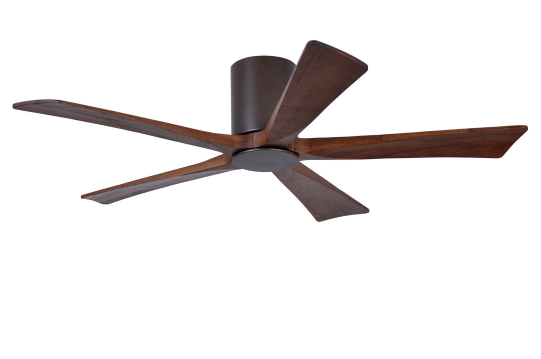 Matthews Fan Company Irene IR5HLK-TB-WA-52 Ceiling Fan 52 - Textured Bronze, Walnut Tone/