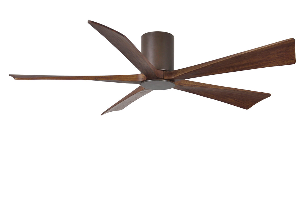 Matthews Fan Company Irene IR5HLK-TB-WA-60 Ceiling Fan 60 - Textured Bronze, Walnut Tone/