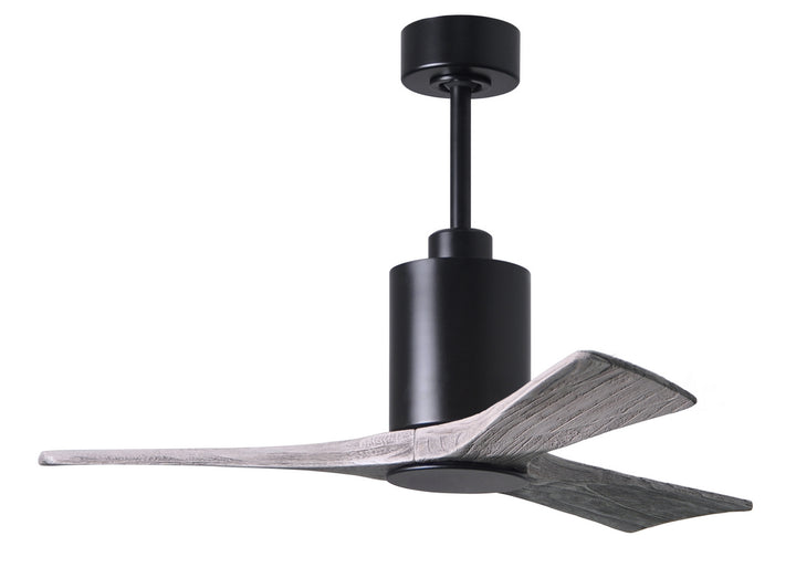 Matthews Fan Company Patricia PA3-BK-BW-52 Ceiling Fan 52 - Matte Black, Barnwood Tone/