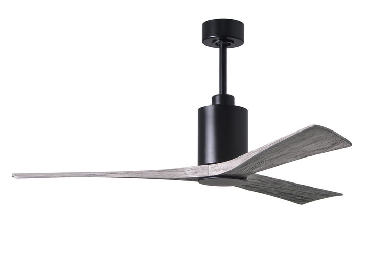 Matthews Fan Company Patricia PA3-BK-BW-60 Ceiling Fan 60 - Matte Black, Barnwood Tone/