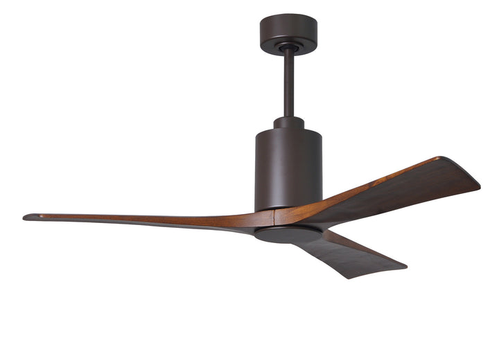 Matthews Fan Company Patricia PA3-TB-WA-52 Ceiling Fan 52 - Textured Bronze, Walnut Tone/