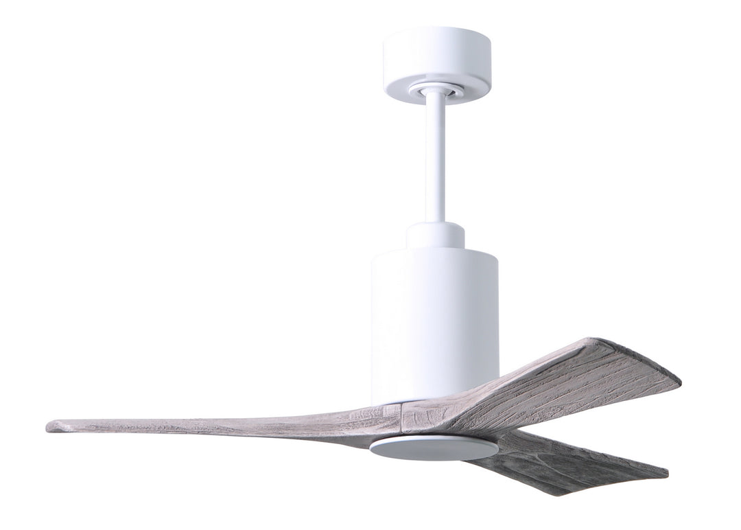 Matthews Fan Company Patricia PA3-WH-BW-42 Ceiling Fan 42 - Gloss White, Barnwood Tone/