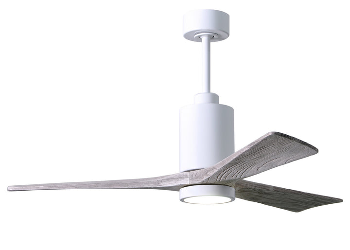 Matthews Fan Company Patricia PA3-WH-BW-52 Ceiling Fan 52 - Gloss White, Barnwood Tone/