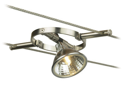 Stone Lighting CB903SNM5C Aspen Head For Cable Light Track Light Pewter, Nickel, Silver