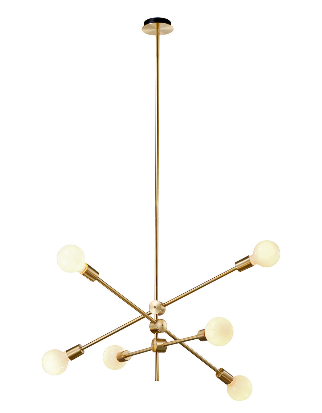 Stone Stria CH276BBLA10 Chandelier Light - Brushed Brass