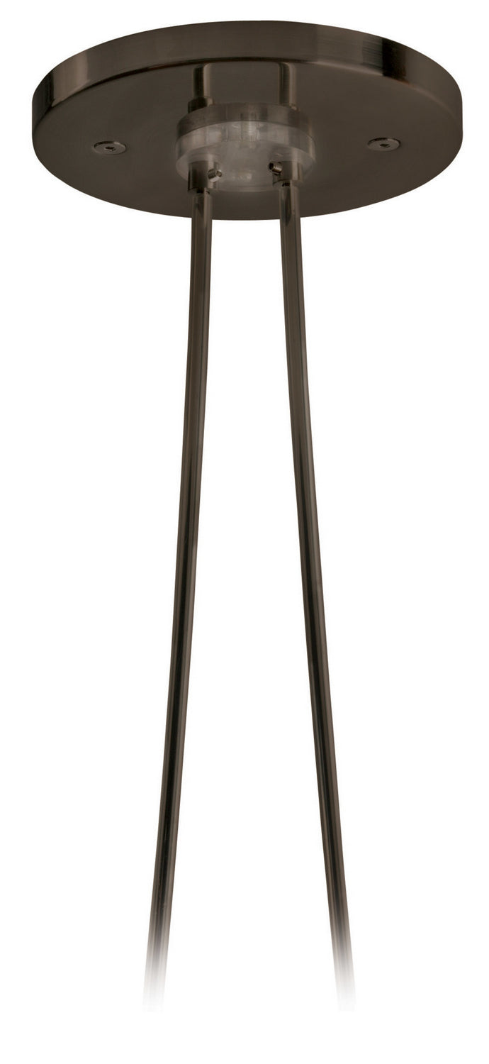 Stone Lighting CSCPRIGBZ  Single Feed Remote Canopy Rigid Connector Track Light Bronze / Dark