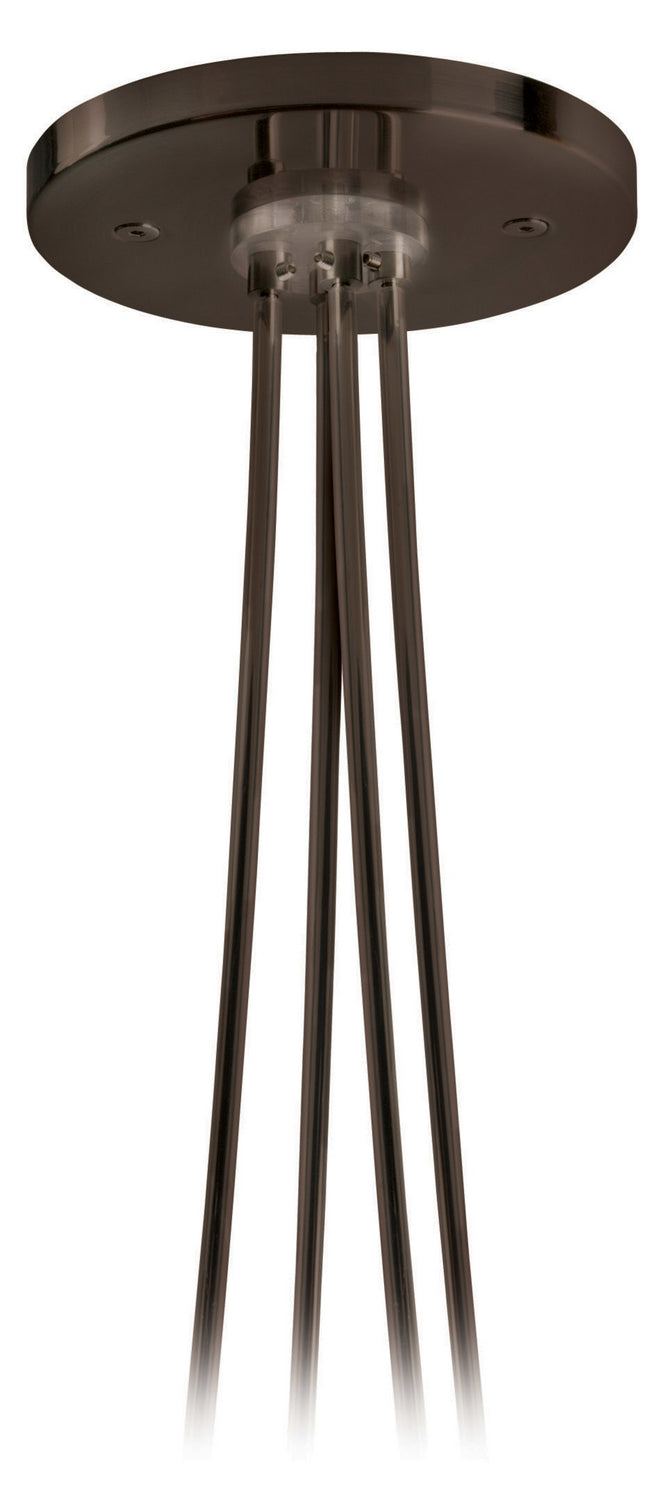 Stone Lighting CSCPRIGDUBZ  Dual Feed Remote Canopy Rigid Connector Track Light Bronze / Dark