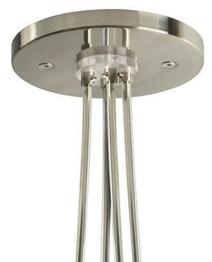 Stone Lighting CSCPRIGDUSN  Dual Feed Remote Canopy Rigid Connector Track Light Pewter, Nickel, Silver