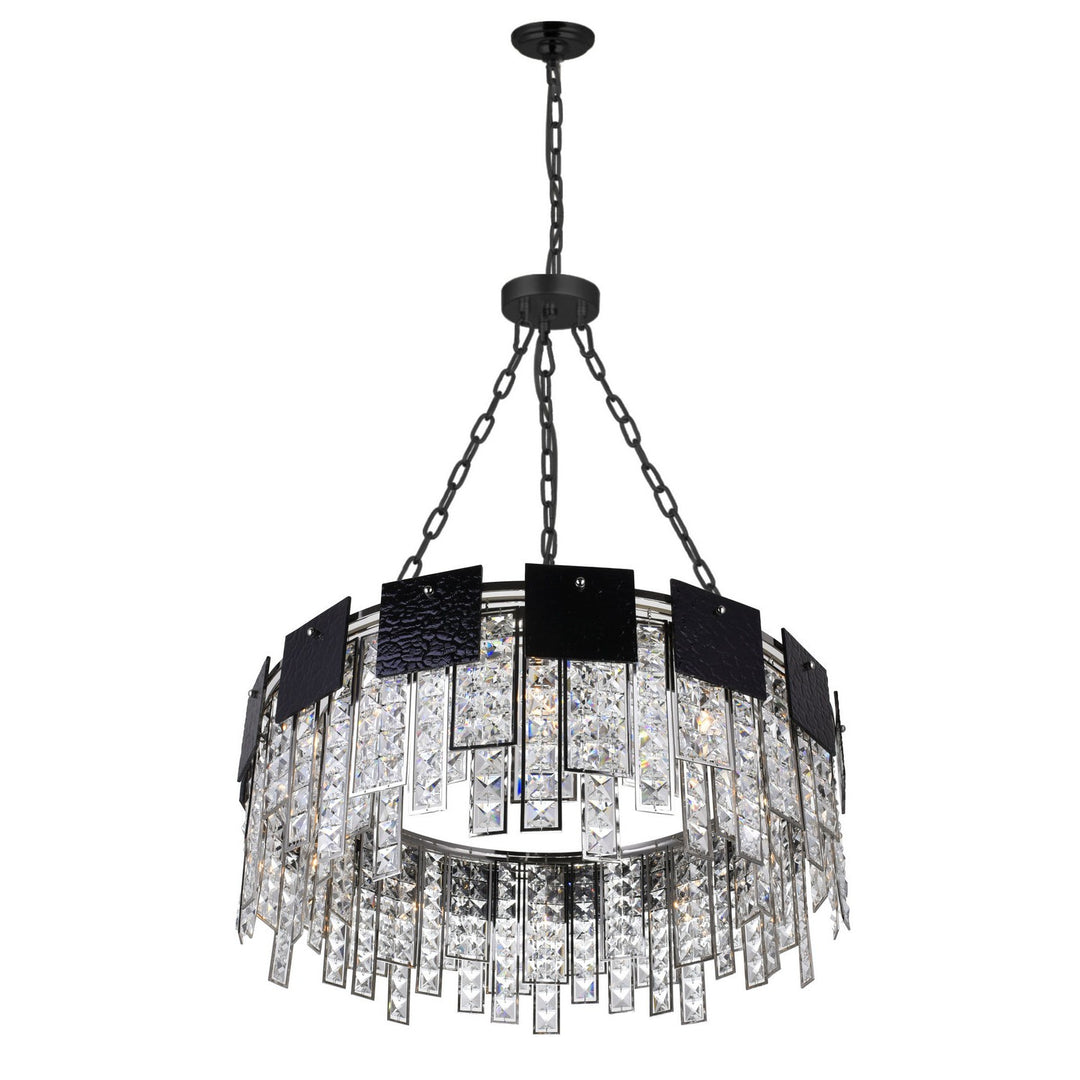 CWI Glacier 1099p32-10-613 Chandelier Light - Polished Nickel